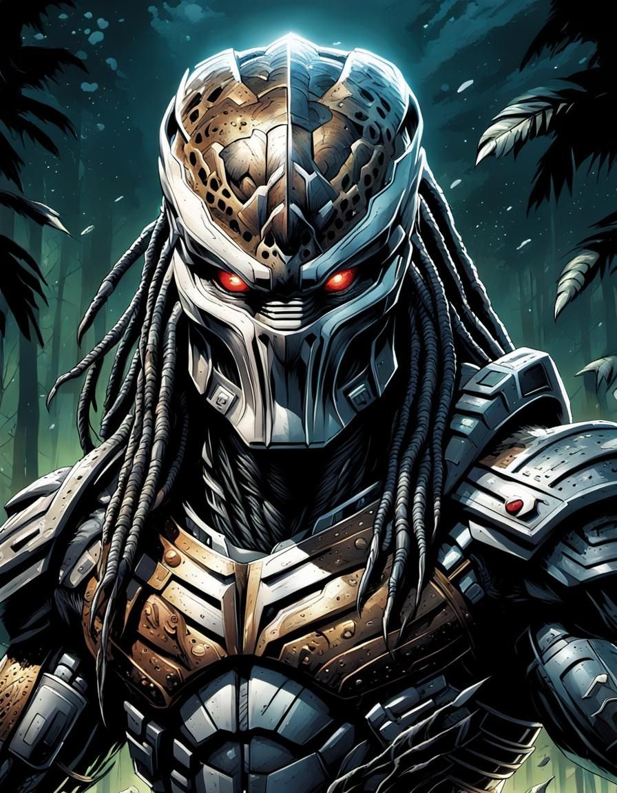 hyper realistic, perfect, smooth, Predator