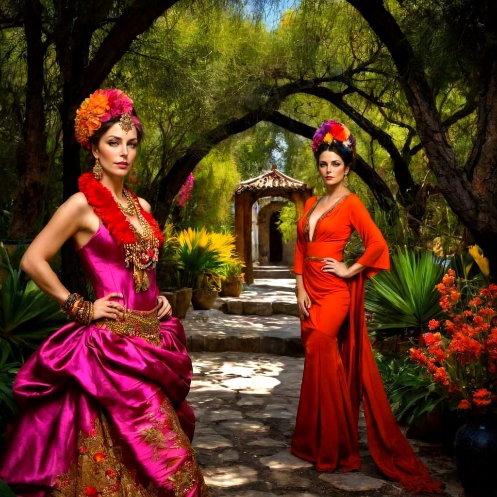 Sensual Portrait of a Confident Woman in Hyperrealistic Styl...