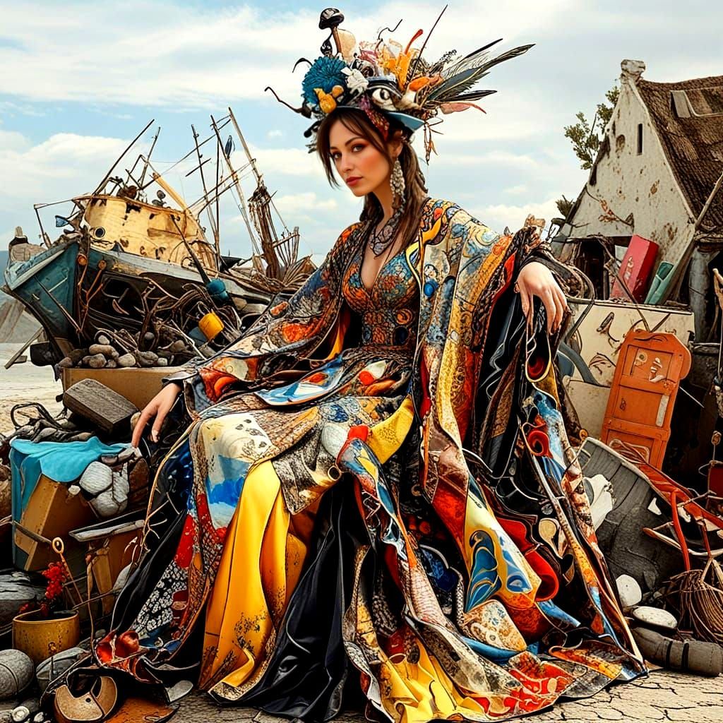 Surrealistic Beauty in a Fantastic Scene