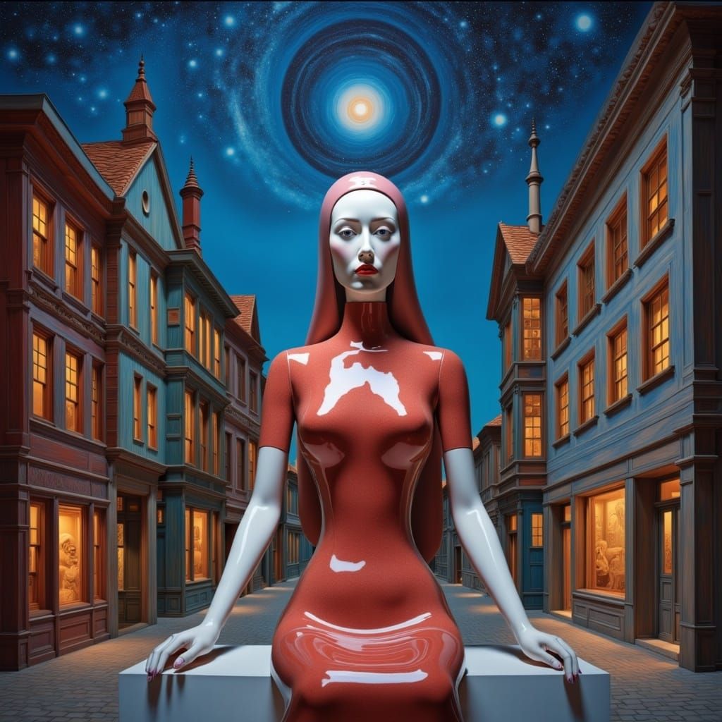 Seeker of Enlightenment transcending into the sky