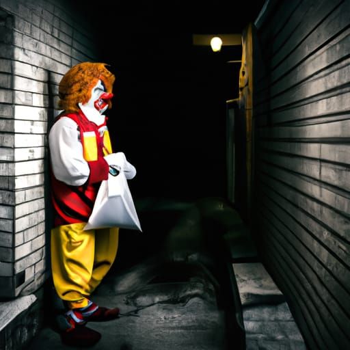Ronald mcdonald in my dreams
