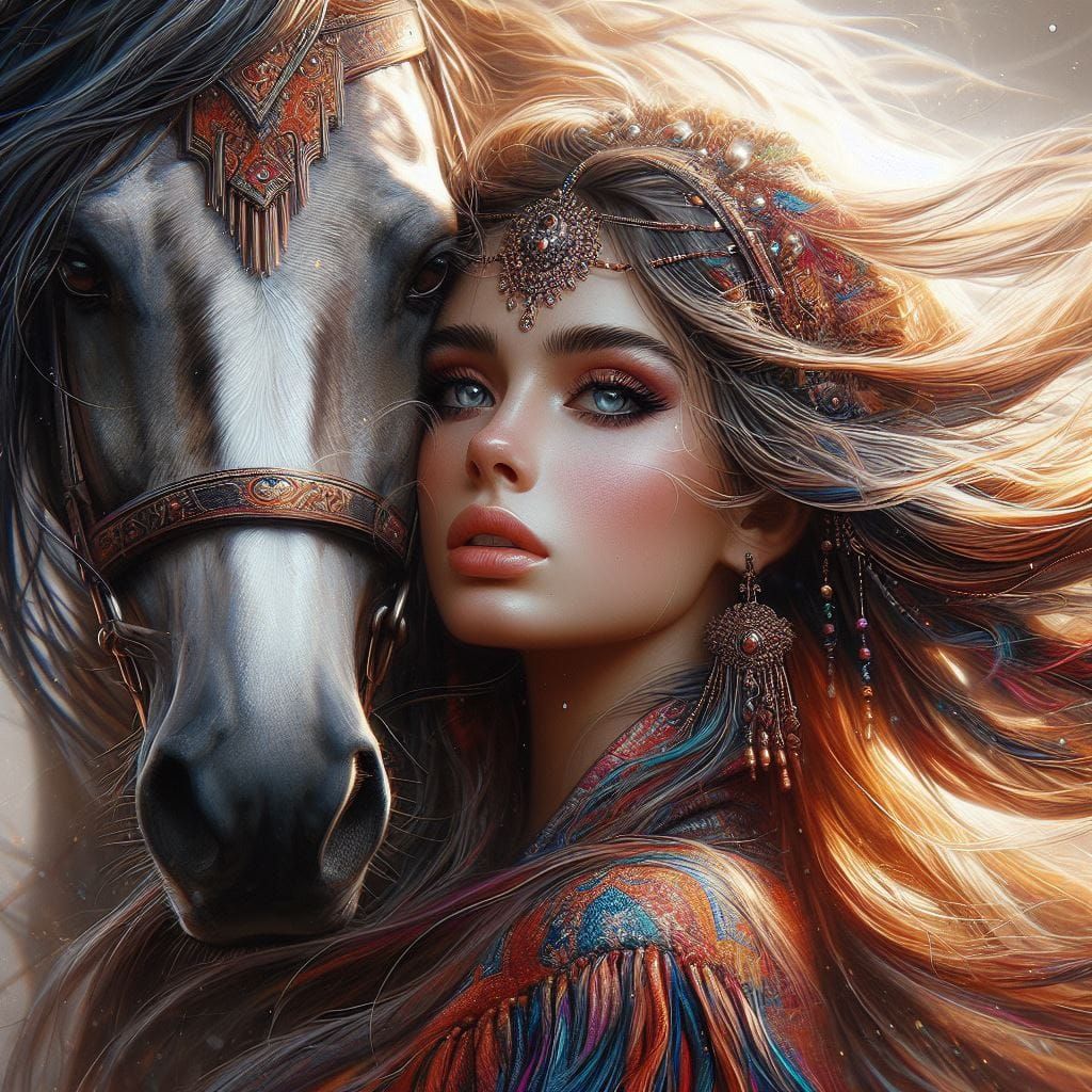 Horse and Girl
