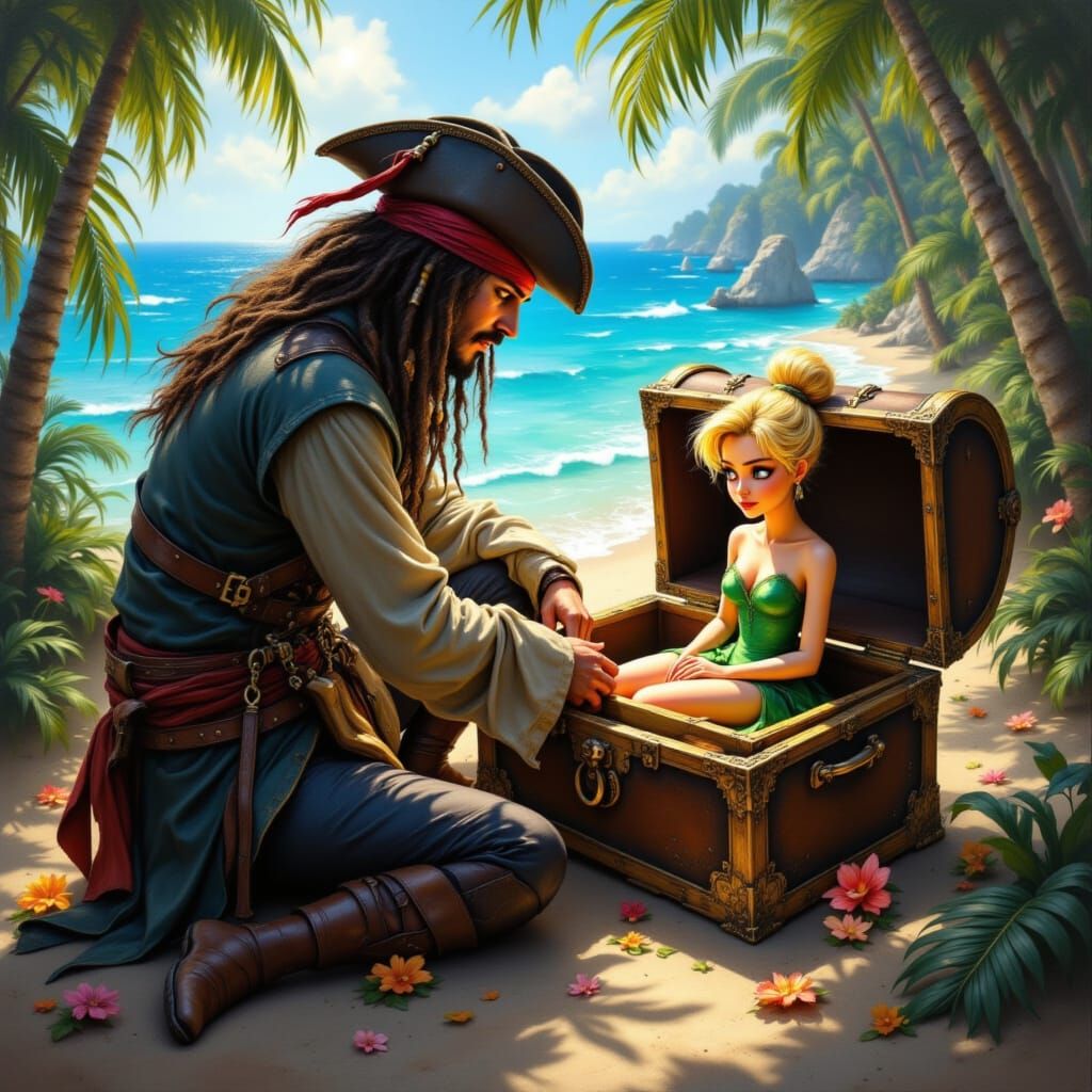 Found the lost treasure of Captain Hook