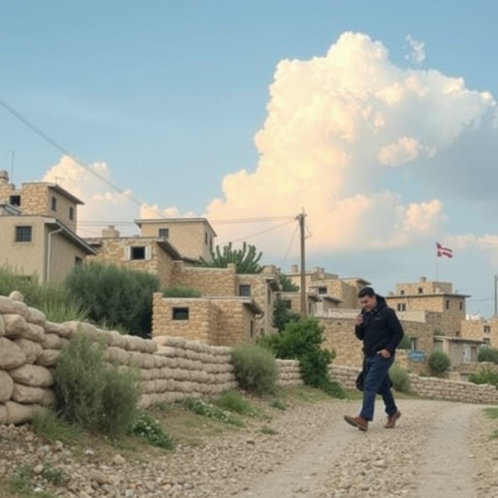 Woman in Colorful Swimsuit with Abstract Art Style
