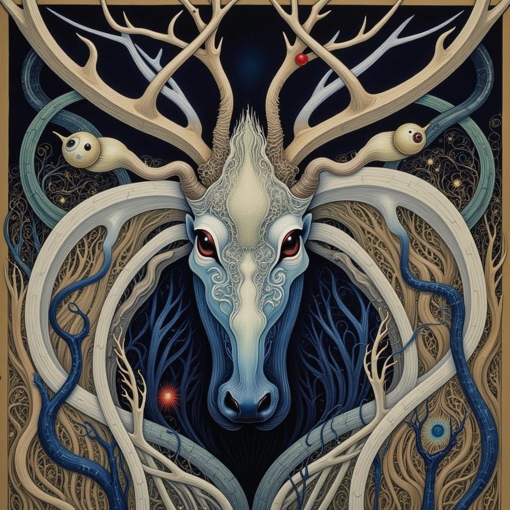  <lora:LAST FAIRYTALE:1.0> Monster Moose