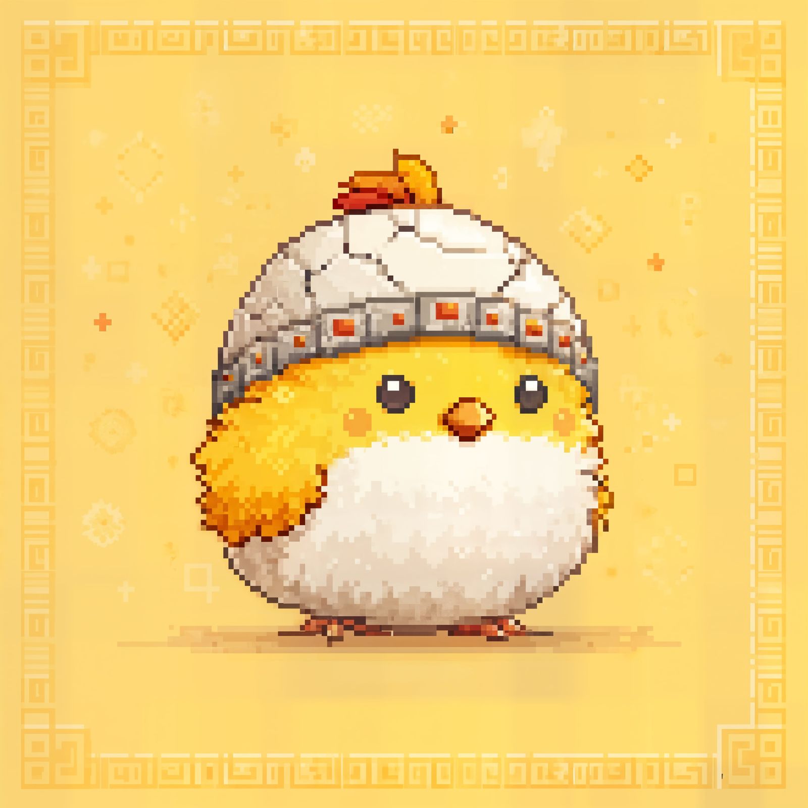 "Hey, chick out my cool helmet!"