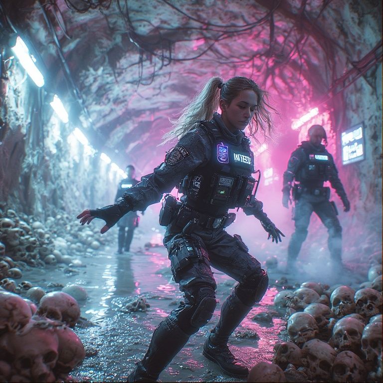 Twisting in the Paris Catacombs