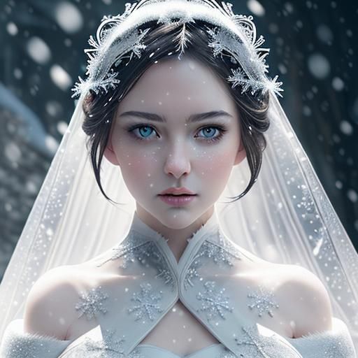Snow flake dress