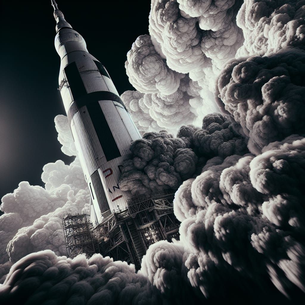 rocket ship  by @Plats