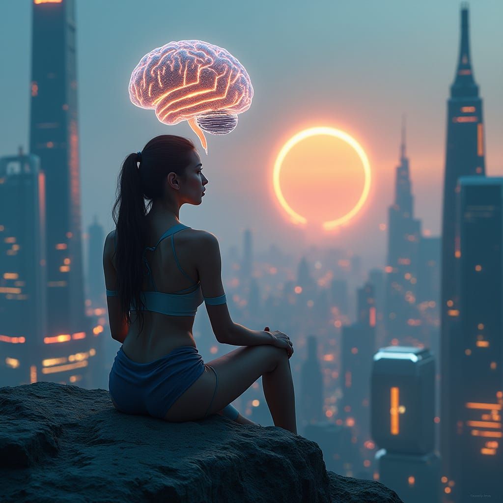 A fun AI image generated from my LinkedIn post!