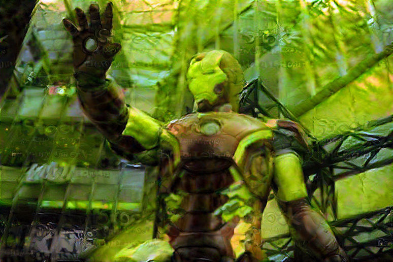 Iron man but green