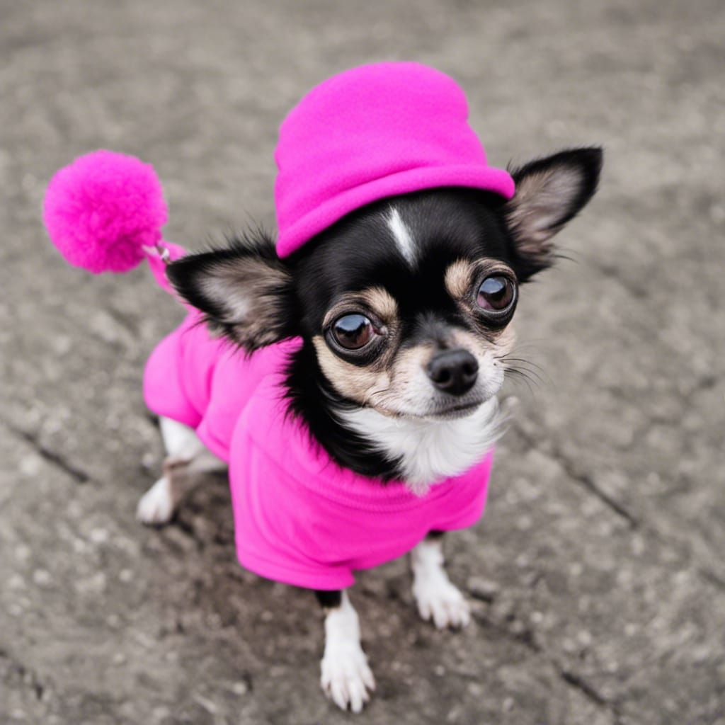 The magic of a chihuahua dog
