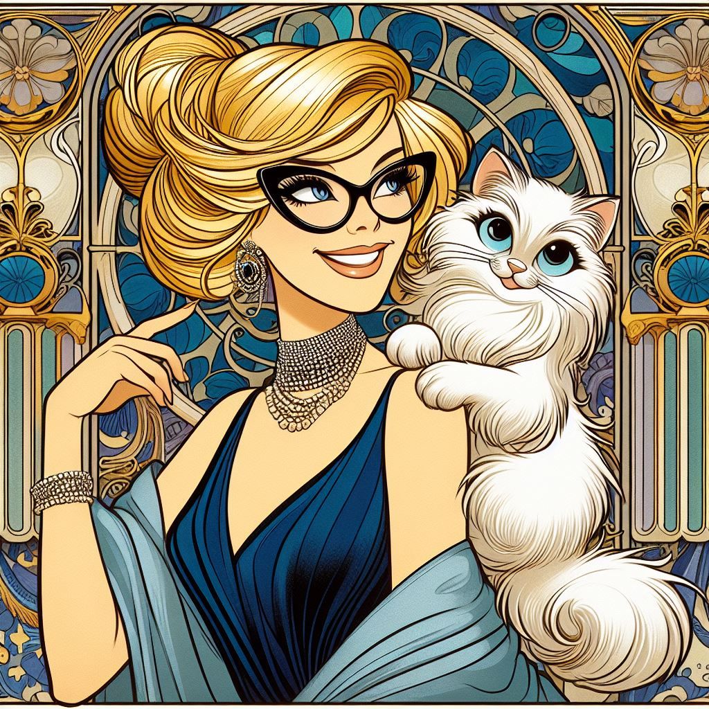 Art Nouveau Belle et Marie 💙