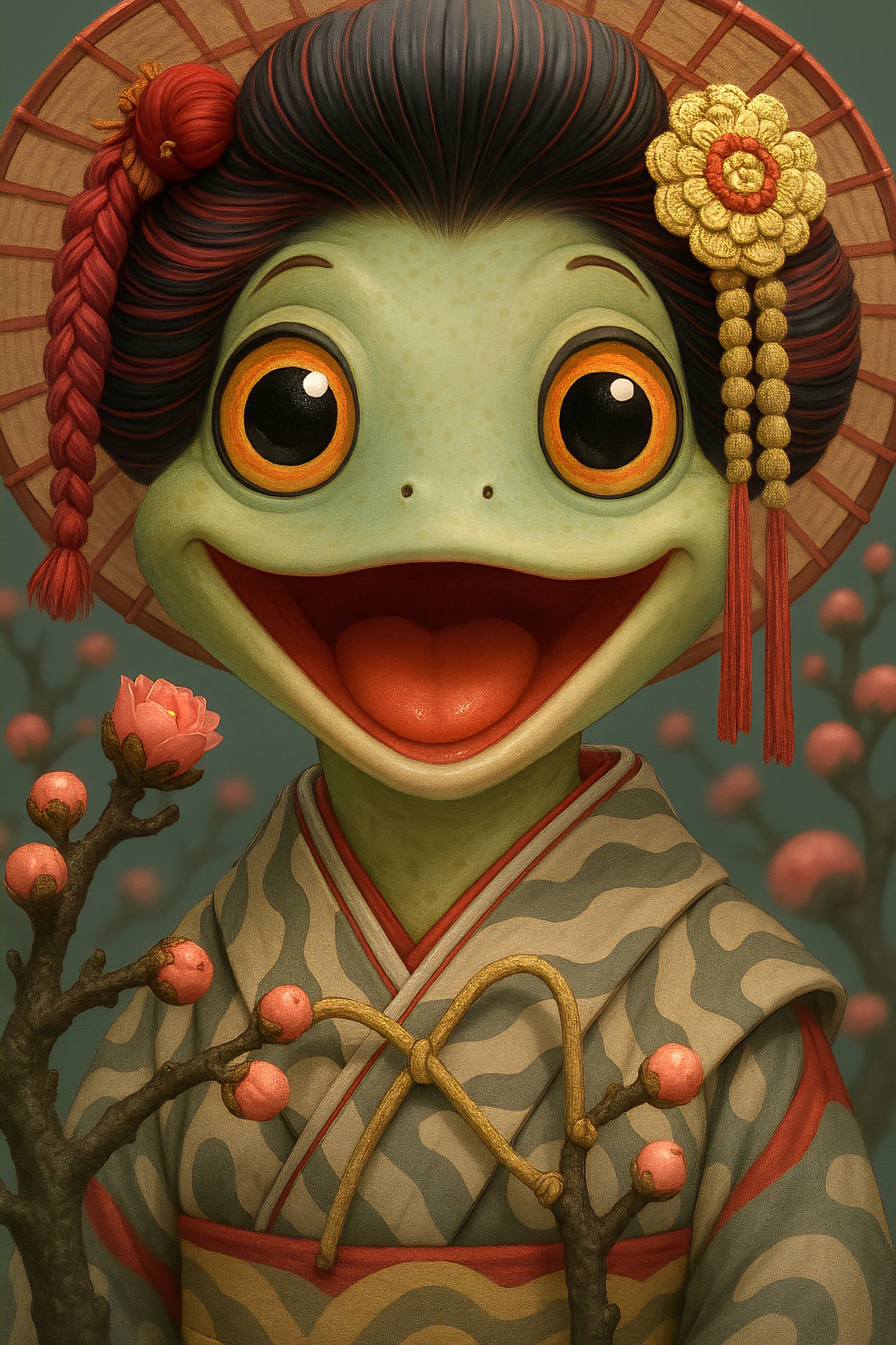 BLOSSOMED to see you.