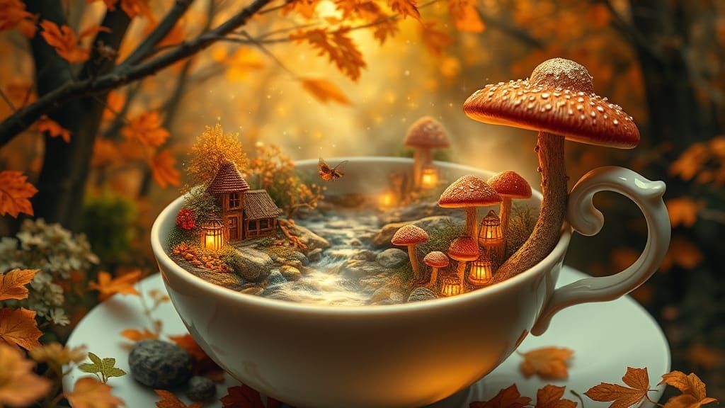 "Whimsical microworld"  by @W4rstr0m