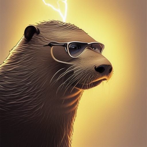 Harry Potter as an Otter
