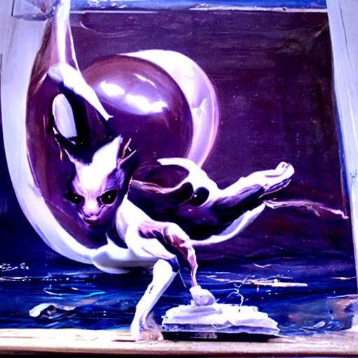 mewtwo floating
