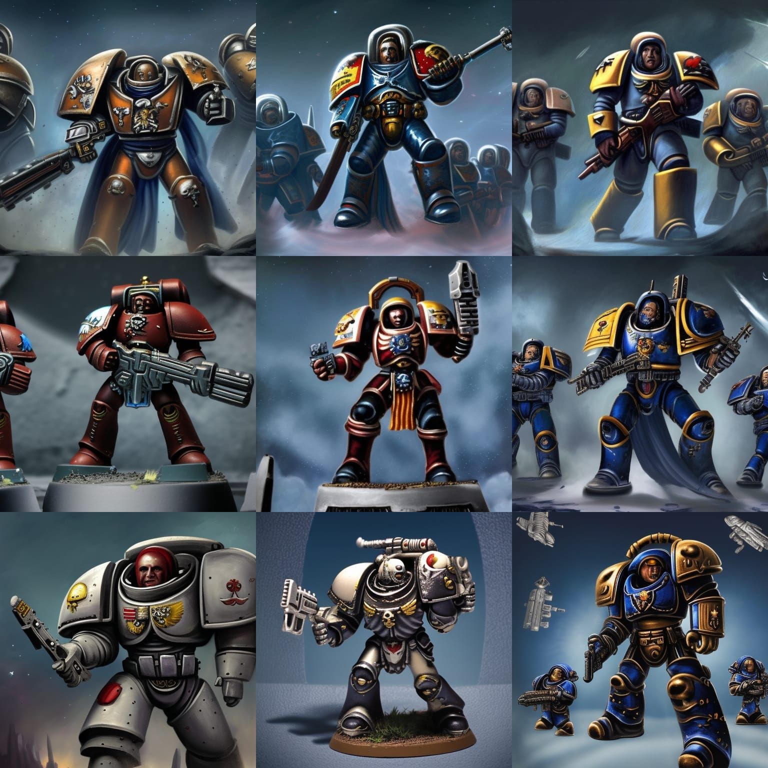 space marines - AI Generated Artwork - NightCafe Creator