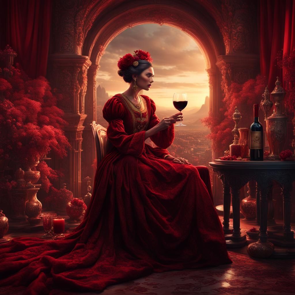 Red wine as a Muse #4