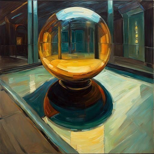 The Looking Glass AI Generated Artwork NightCafe Creator