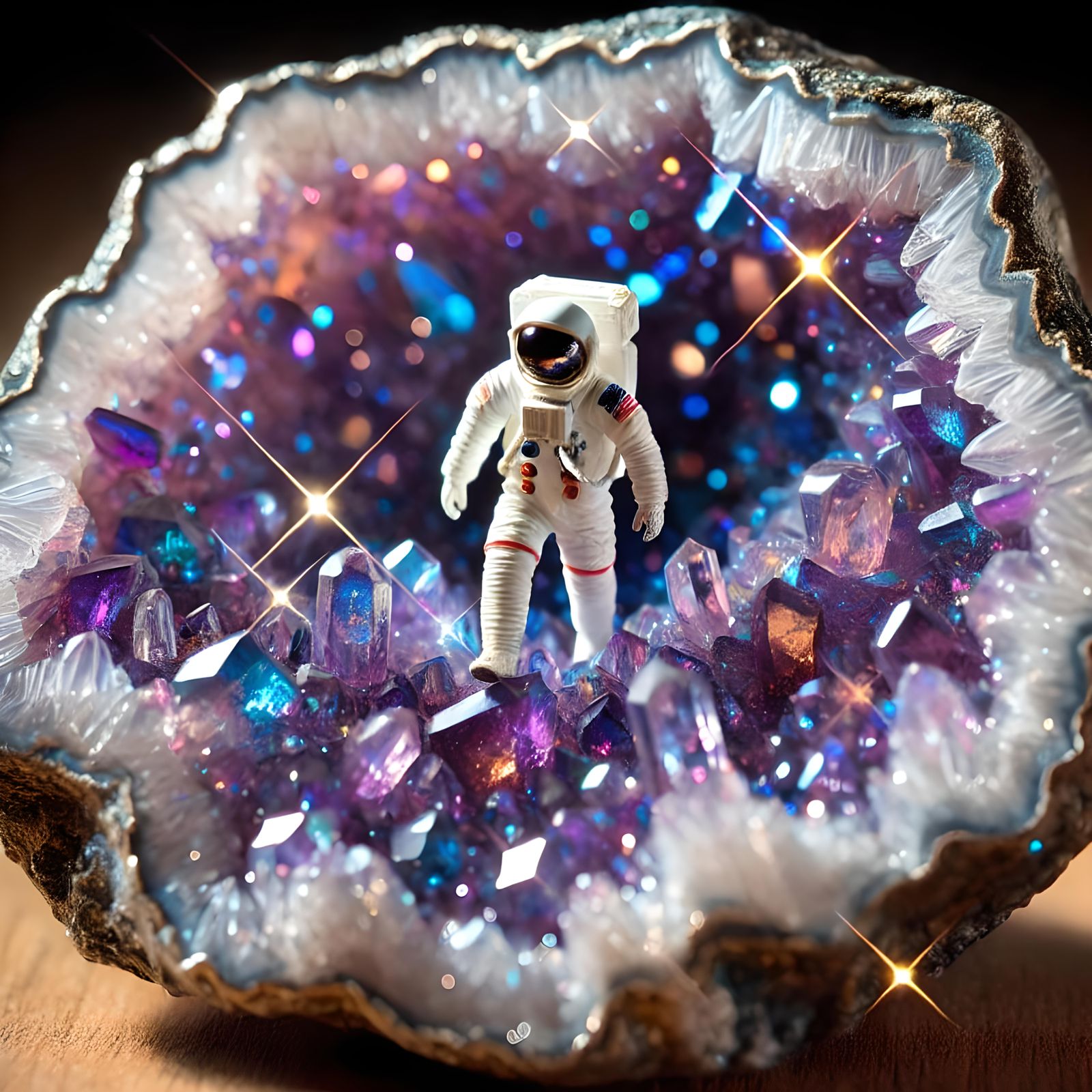 Emerging from the other end of the Geode Portal, Captain Holder now faces an unsettling difference in dimensional scale.