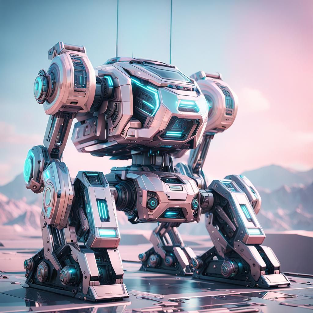 color palette robot AI Generated Artwork NightCafe Creator