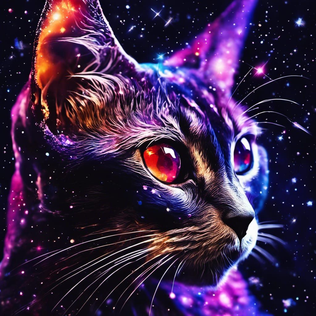 Universe Kitty Ai Generated Artwork Nightcafe Creator