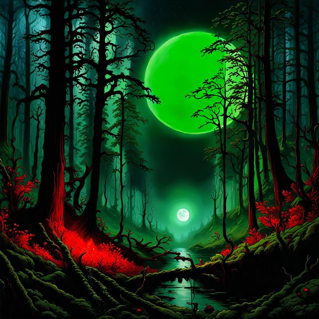 enchanted forrest - AI Generated Artwork - NightCafe Creator