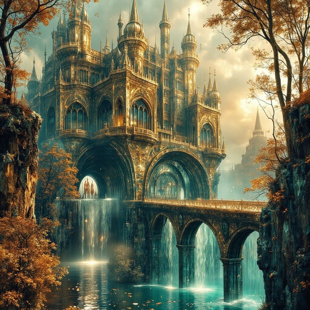 Painting of a castle