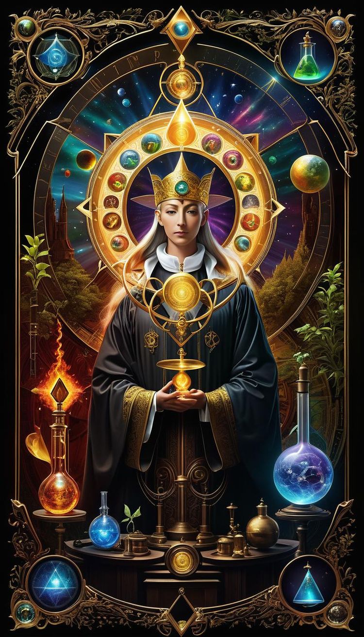 Tarot: The Magician - AI Generated Artwork - NightCafe Creator