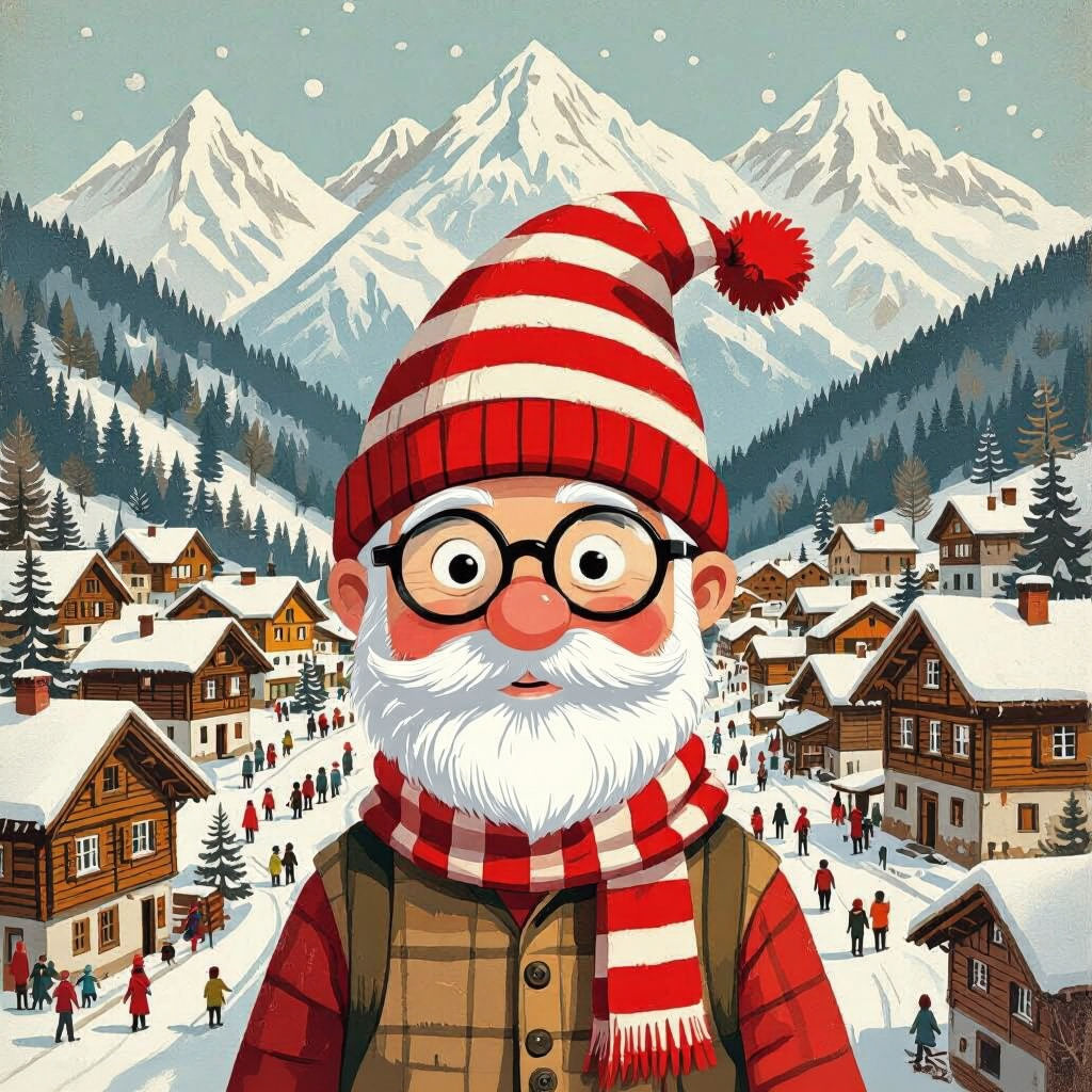 Where in the Austrian Alps is waldo?