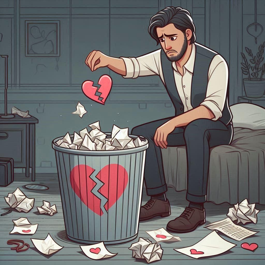 "It's a classic 'me' mistake Someone gives me love and I thr...