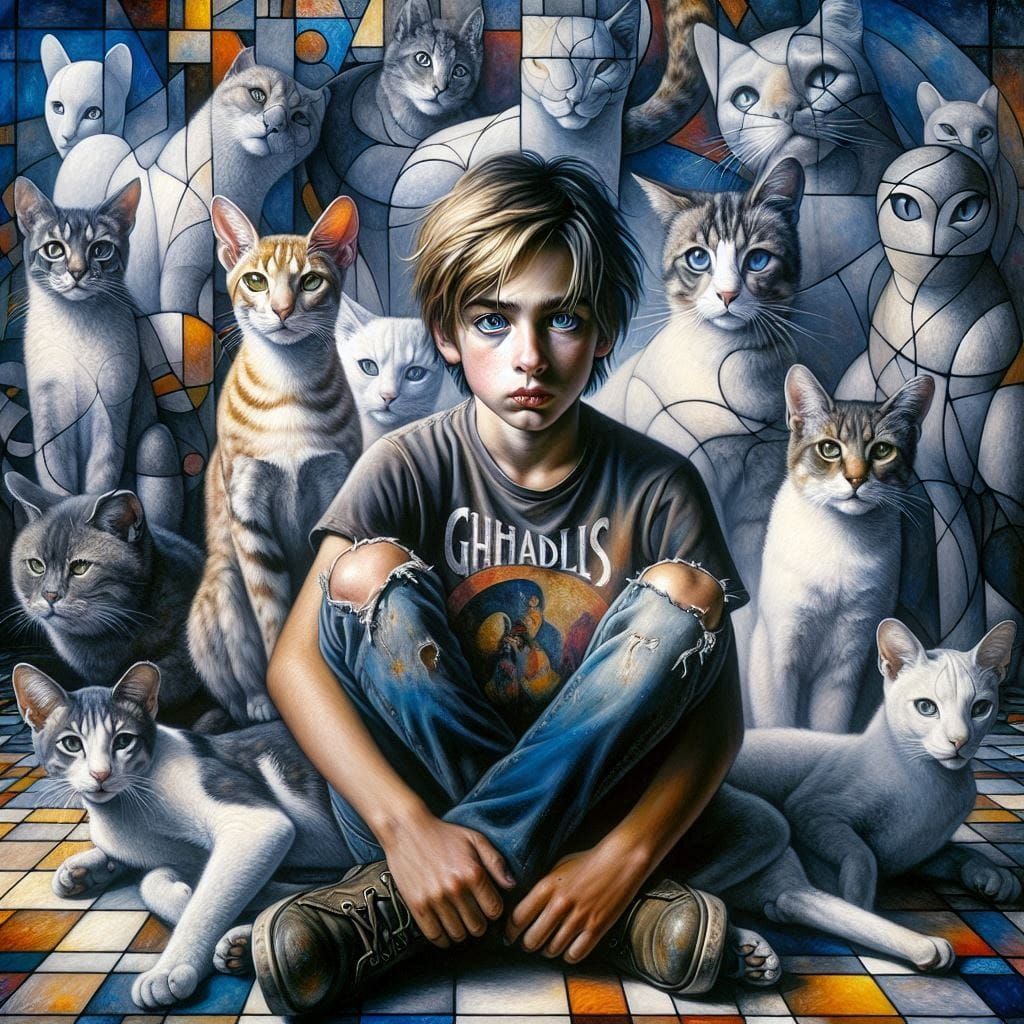 The Cat Collector  by @Kata Lianna Tanaii