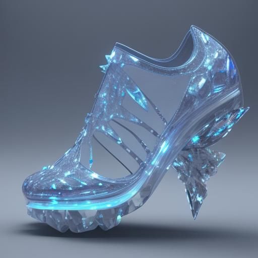 Glowing Crystal Shoe