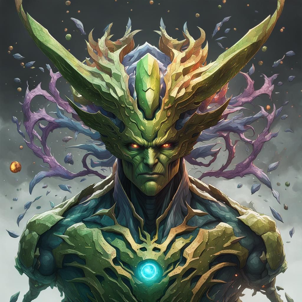 cell transforming in to his final form mid transformation