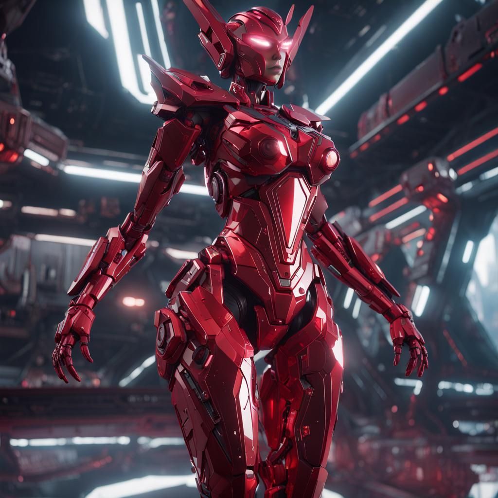 The Scarlet Witch in an futuristic Version. - AI Generated Artwork ...