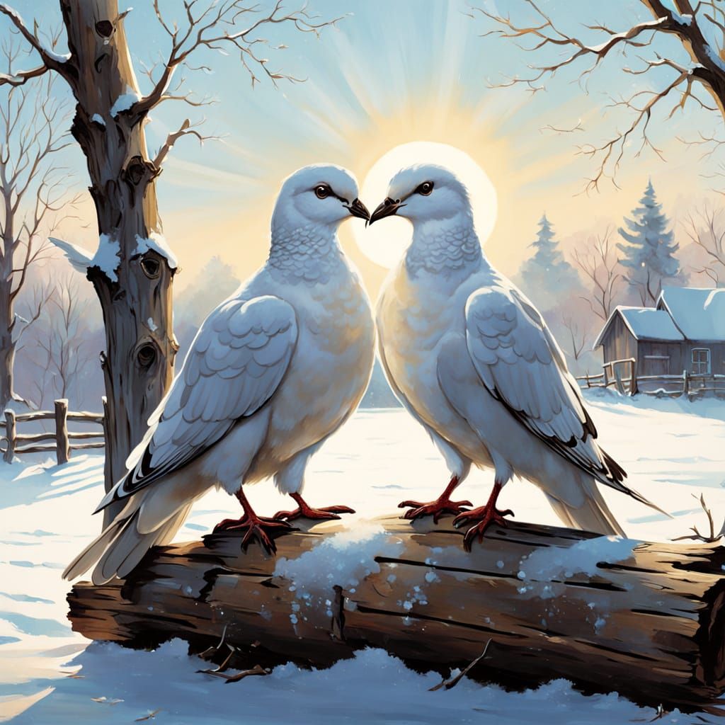 Dove Heart  by @Veils