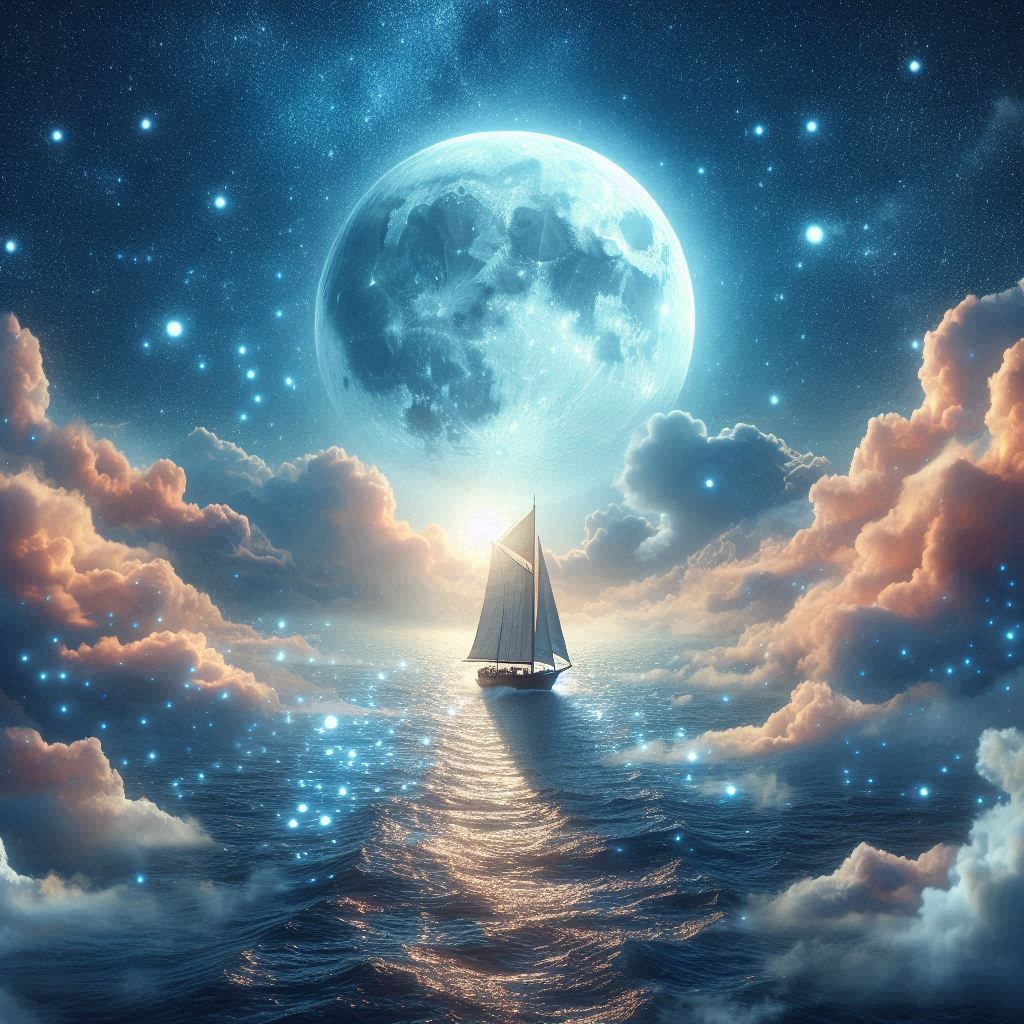 To the Moon I Sail