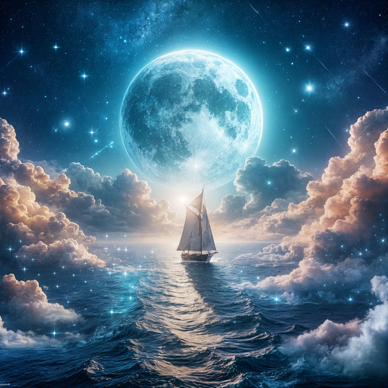 To the Moon I Sail