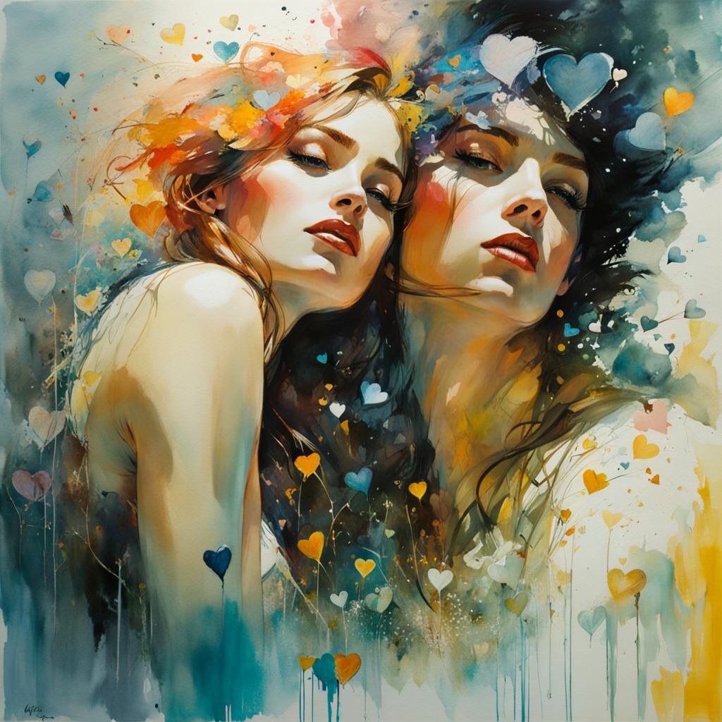 Hearts Portrait