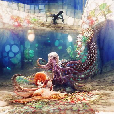The mermaid and the octopus