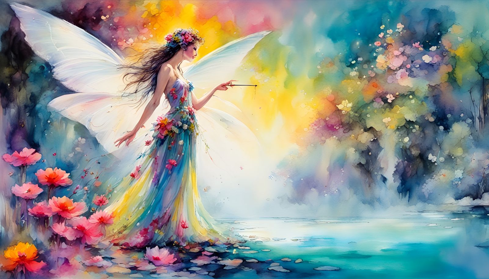 Beautiful River Fairy