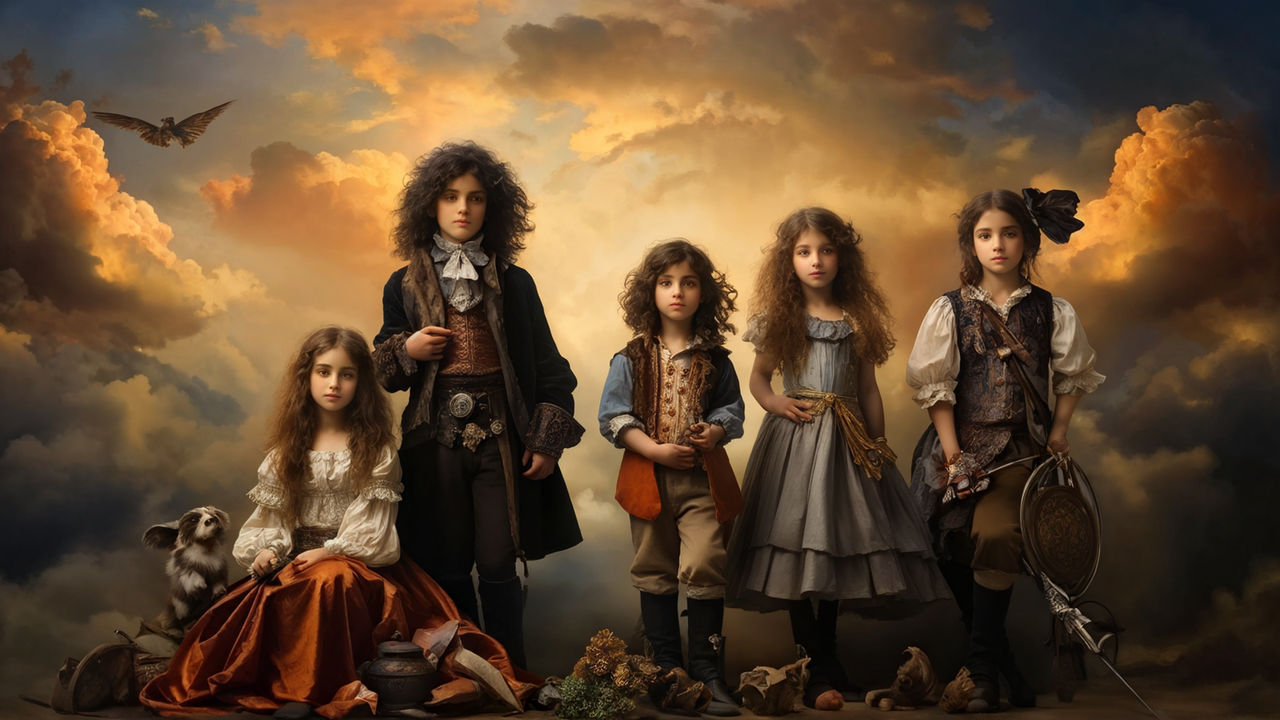 A young family - Baptiste style test