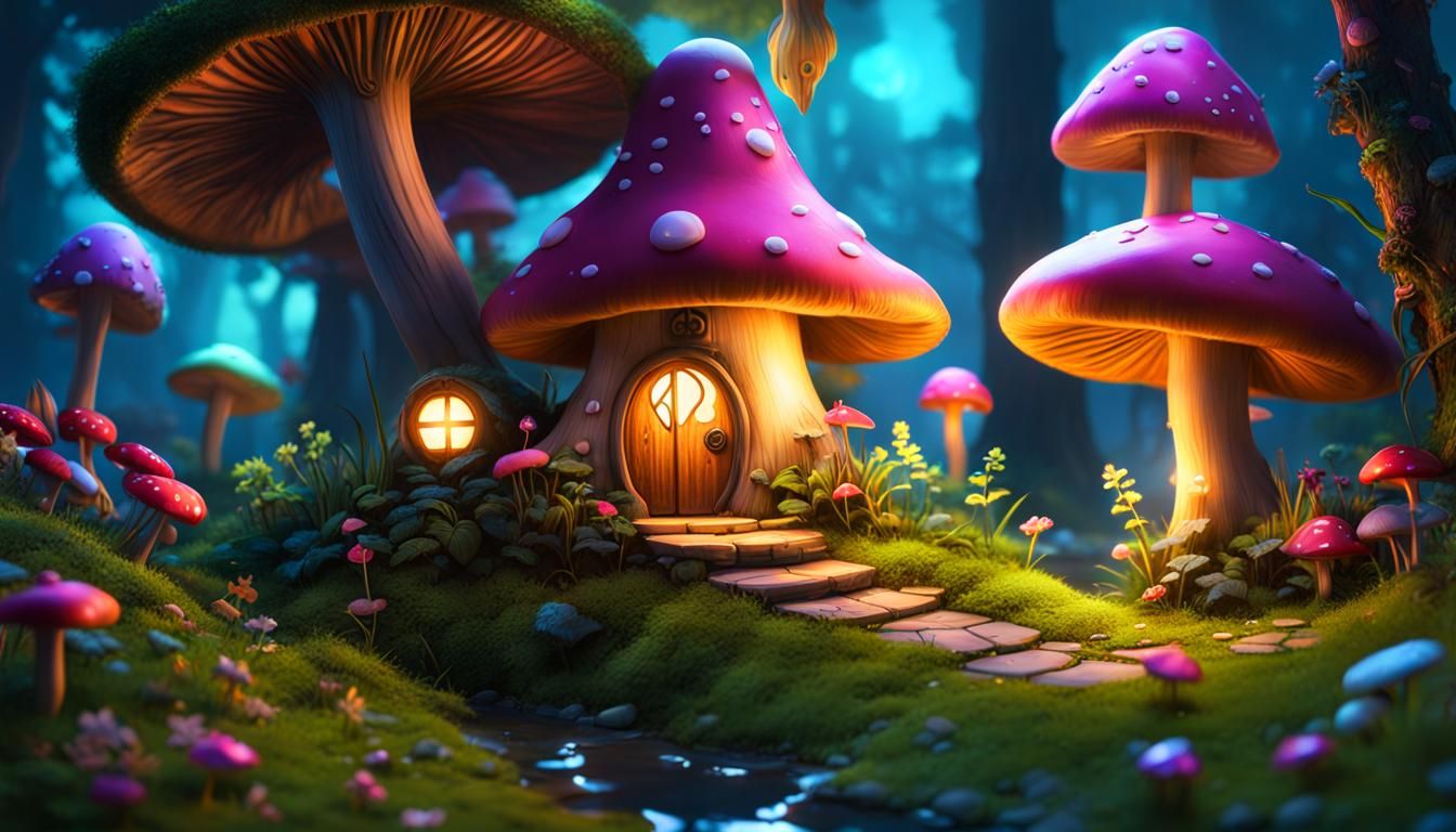 Fantasy home - AI Generated Artwork - NightCafe Creator