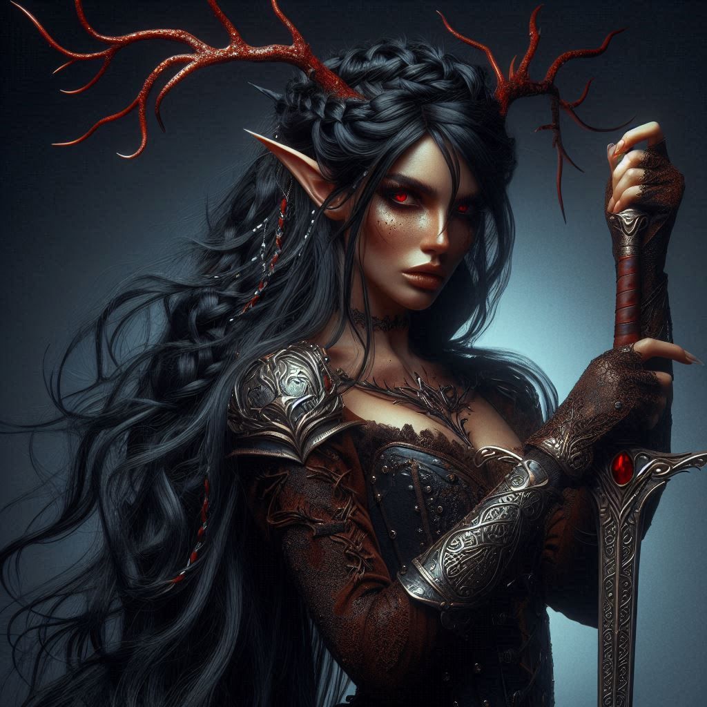 Highlands Mythical Female warrior