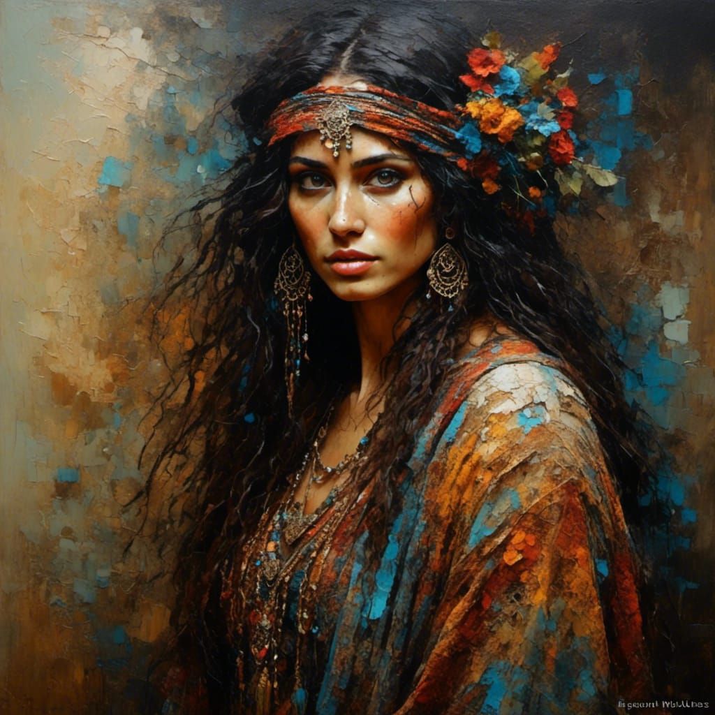 Filigree Oil Impasto