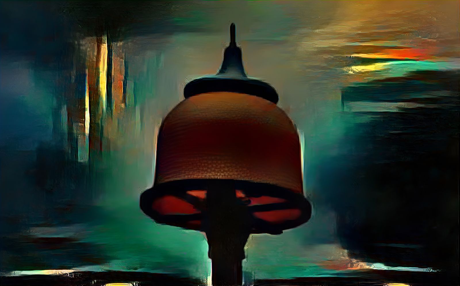 Cincinnati yellow lamp