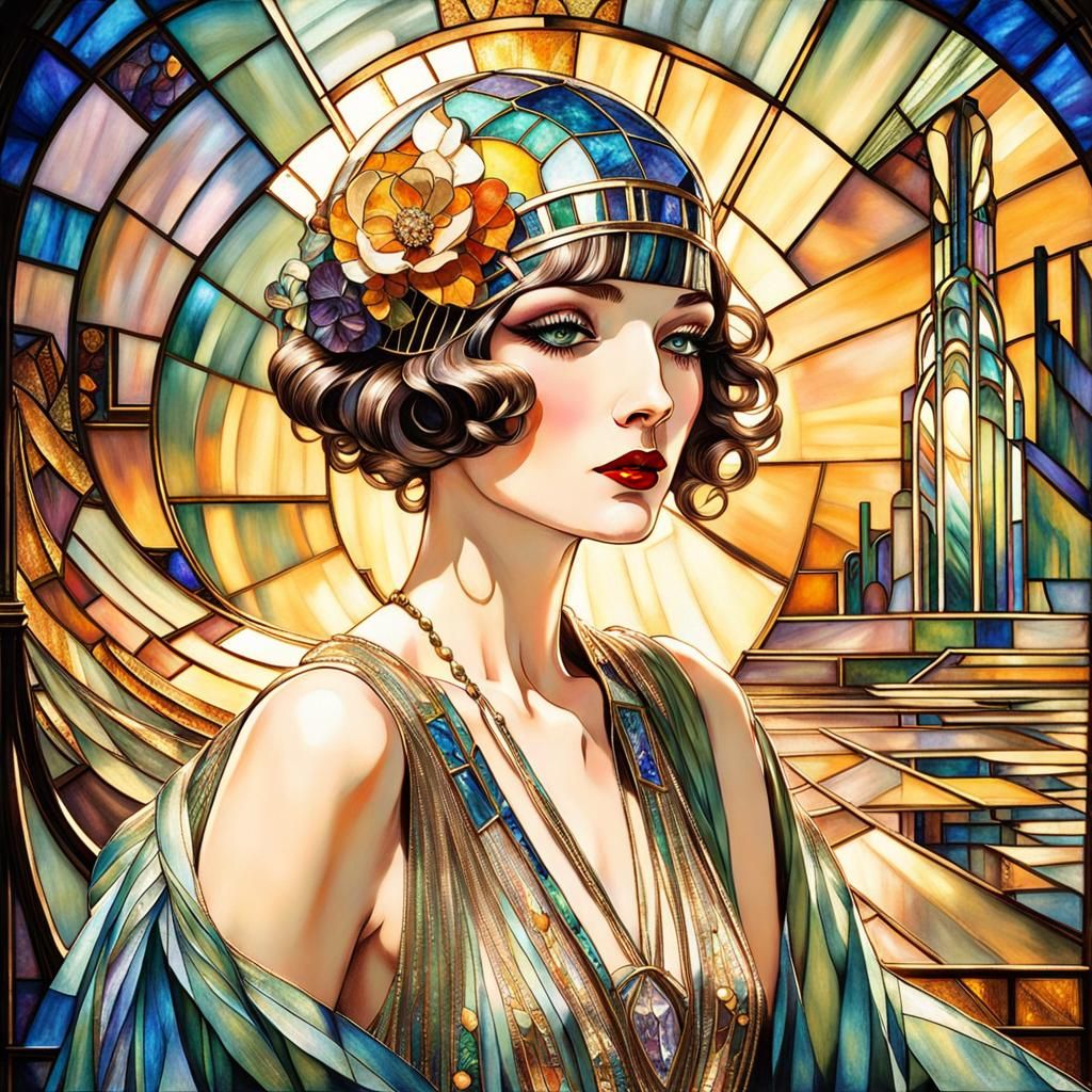 Art Deco Glamour  by @Elaine AJ