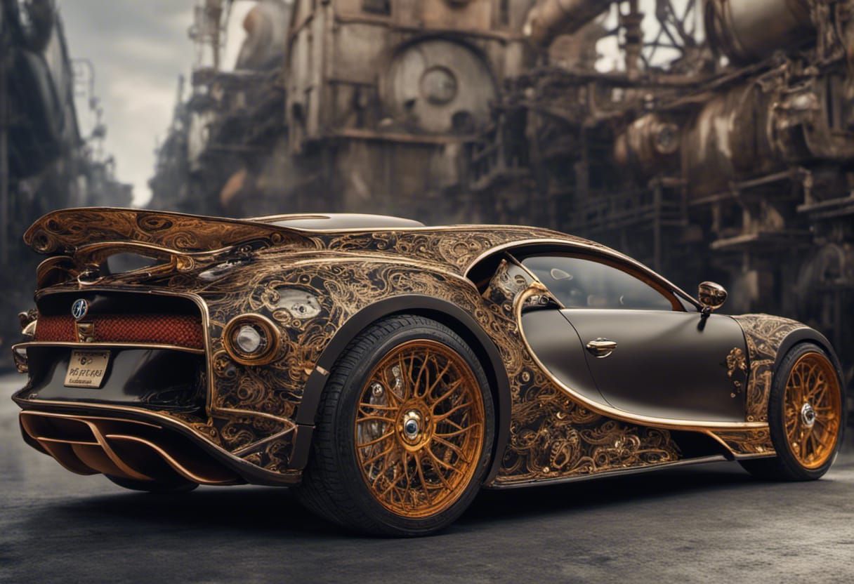 Bugatti Chiron  Steampunk  by @Karo2042