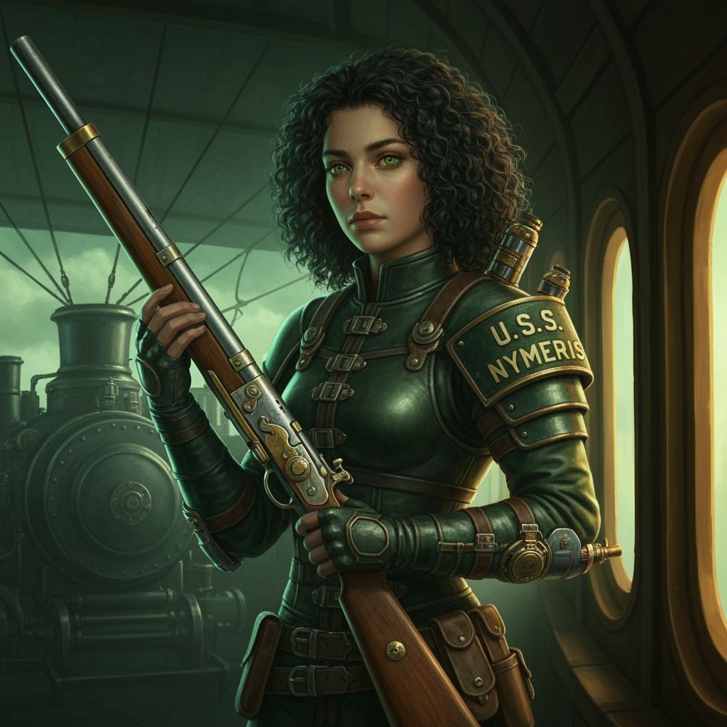 Appearance: Ilona is a younger woman with curly dark hair and green eyes. She wears dark green leather armor, the elements of which have bee...